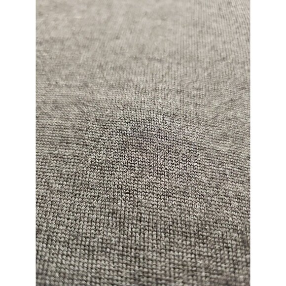 John Varvatos Men's Long Sleeve Wool Shirt Medium Charcoal Gray Checkered Back - Picture 6 of 8